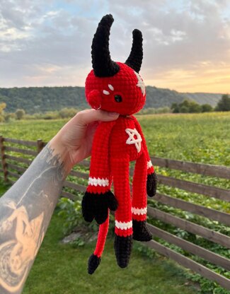 Big Demon with Big Horns | Crochet Pattern | Lucifer, Devil