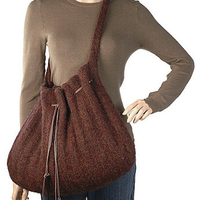 Pignoli Felted Bag in Berroco Peruvia Quick - knitting pattern