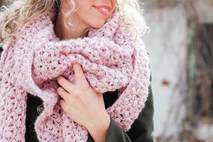 At First Blush Triangle Scarf