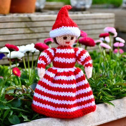 Heidi - Christmas Elf Folk Doll Knitting Pattern