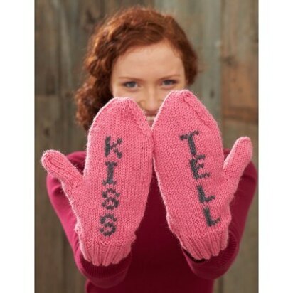 Kiss and Tell Mittens in Patons Classic Wool Worsted