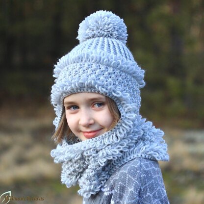 The Snowball earflap hat