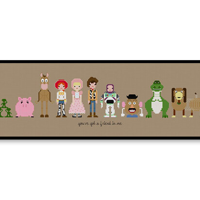 Toy Story - PDF Cross Stitch Pattern