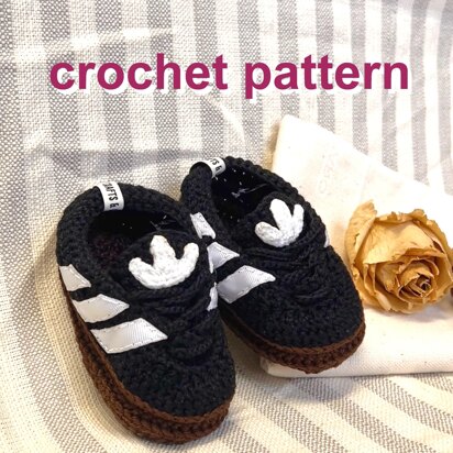 DIY baby shoes sneakers booties „Adidas Sambas“