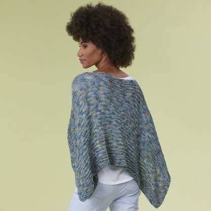 Ventura Poncho - Knitting Pattern for Women in Tahki Yarns Tandem by ...