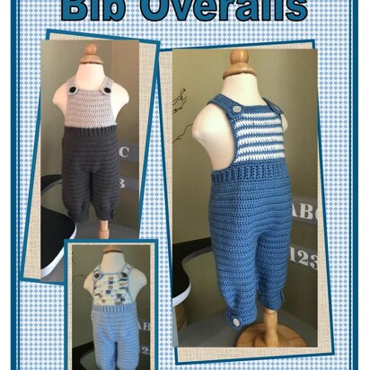 Baby Boy or Girl Bib Overalls