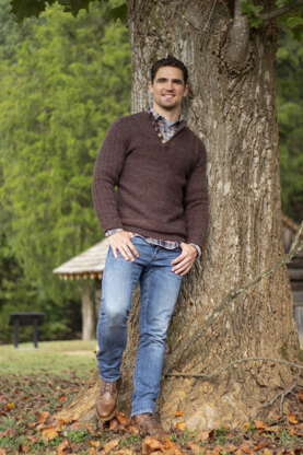 Men's Jumper Lumber in Universal Yarn Deluxe Worsted - Downloadable PDF