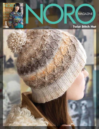 Twist Stitch Hat in Noro Miyabi - NMTH16 - Downloadable PDF