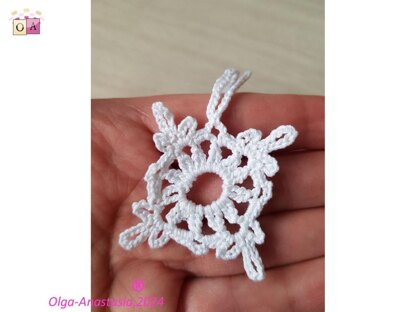 Crochet snowflake 93