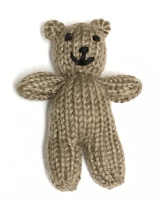 Molly knitted doll with teddy bear 19018