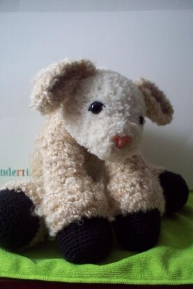 Fuzzy Lamb or Sheep Toy