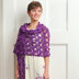 609 Vanda Stole - Crochet Pattern for Women in Valley Yarns Northfield Hand Dyed