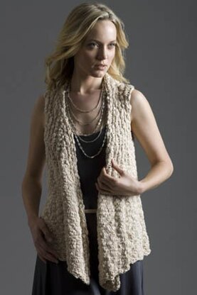 Valentine Vest in Tahki Yarns Rosa