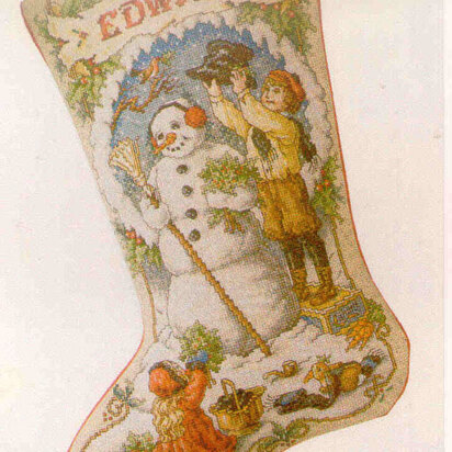 Nostalgic Christmas Stocking - PDF