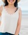 Seascape Scallop Tank Top