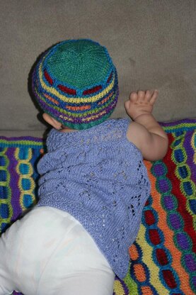 Crowley Blanket and Hat Set