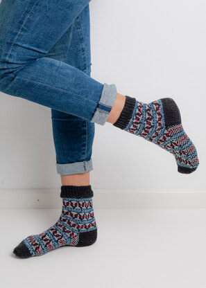 Rio Grande Socks in Regia 4 Ply 50g - 4530 - Downloadable PDF
