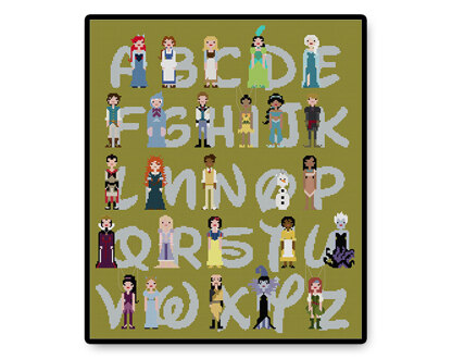 Fairy Tale Alphabet - PDF Cross Stitch Pattern