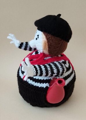 Mime Artist Tea Cosy