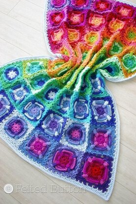 Kaleidoscope Eyes Blanket, Crochet Pattern