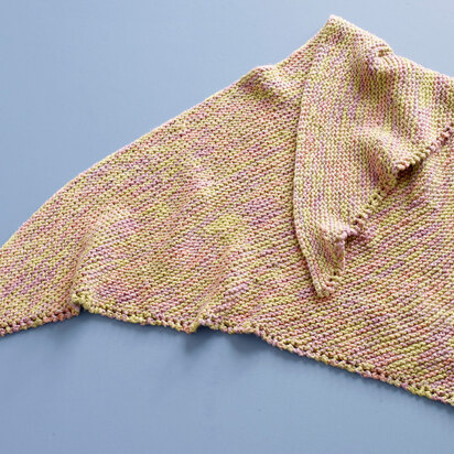 Spring Color Shawl in Lion Brand Nature's Choice Organic Cotton- L0554