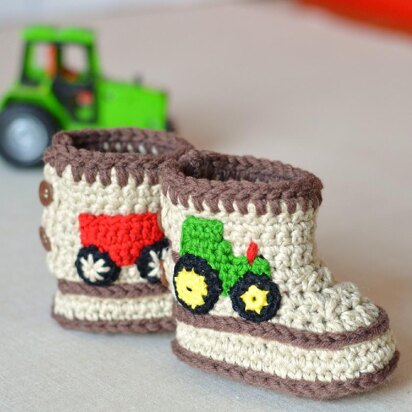 John deere hot sale baby booties