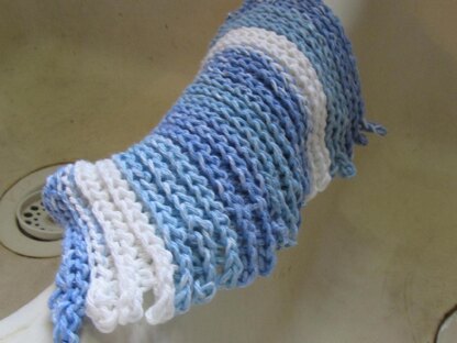 Crochet Slip Stitch Dishcloth