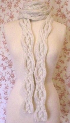 Double Knot Cable Scarves