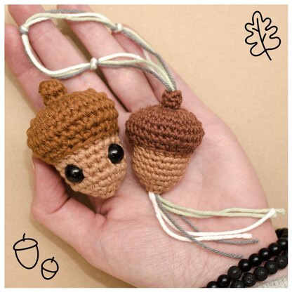 Acorn charm