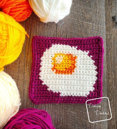 Sunny Side Up Egg Squares