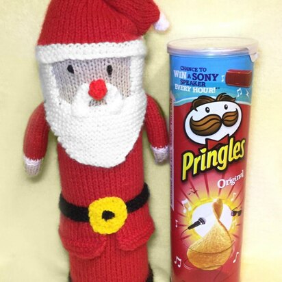 Santa Pringles Holder