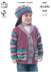 Jackets and Beret in King Cole Big Value DK - 3681