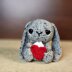 Valentine Note Bunny