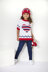 Children's Jumper, Hoodie and Crown in King Cole Cottonsoft - 6023 - Leaflet