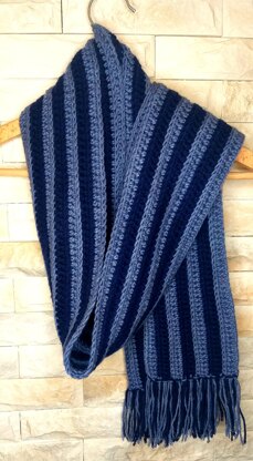 Crochet scarf for men