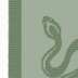 Snake blanket Knitting Pattern, Knit and Purl Only