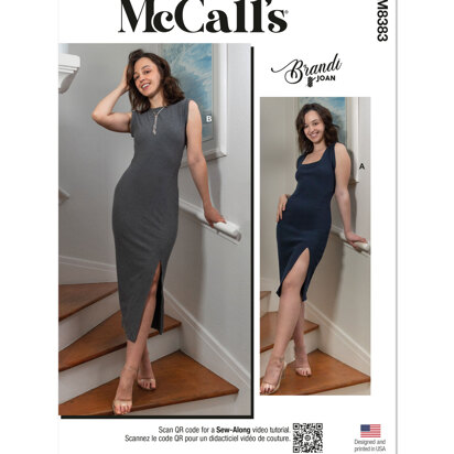 McCall's Misses' Knit Dresses by Brandi Joan M8383 - Sewing Pattern
