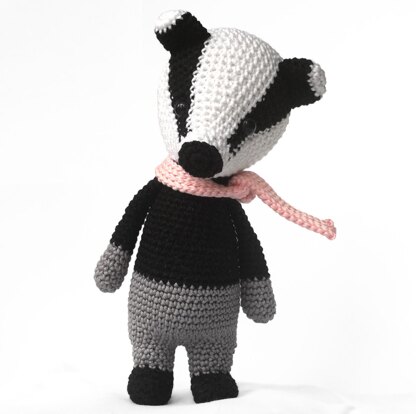 Juniper the Badger - Amigurumi Crochet Pattern