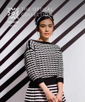 The Optical Collection E-Book - Knitting and Crochet Patterns For Women in MillaMia Naturally Soft Cotton by MillaMia