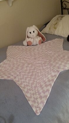Star blanket and bunny