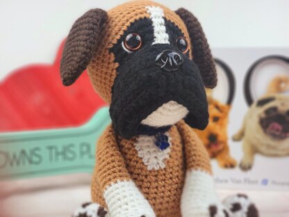 Boxer Crochet Pattern, Crochet Boxer, Boxer, Crochet Pattern