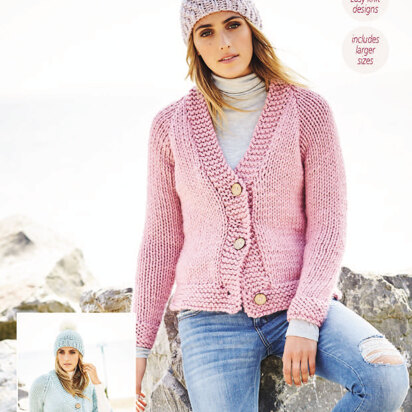 Cardigans in Stylecraft Special Super Chunky - 9593 - Downloadable PDF