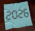 2026 Newborn Turquoise Blanket C2C CROCHET PATTERN Digital Clock Pixel Throw