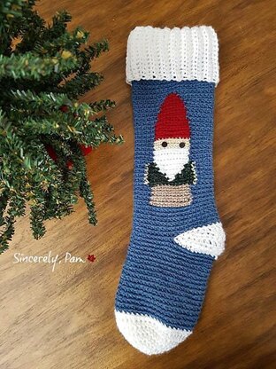 Gnome Christmas Stocking