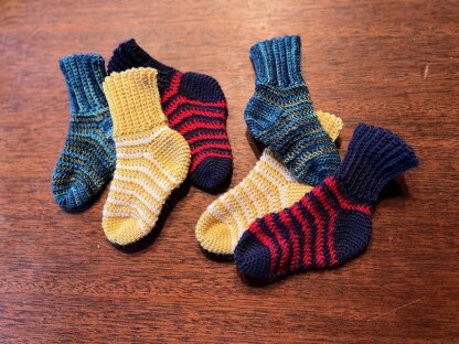 Spiral Baby Socks