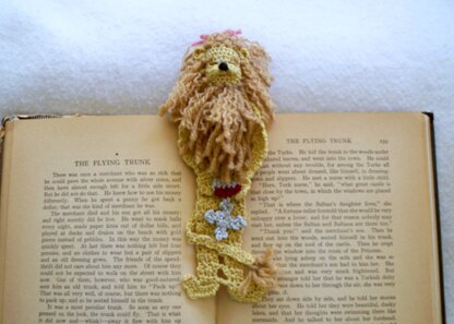 cowardly lion of Oz bookmark