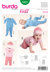 Burda Style B9423 Baby Sewing Pattern