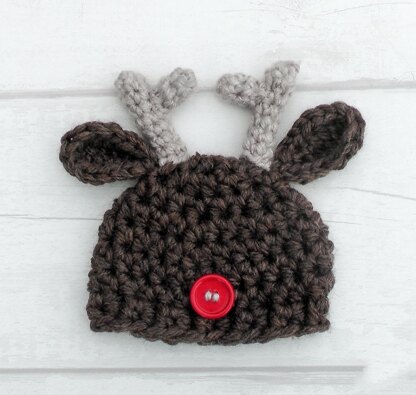 Christmas Reindeer Hat and Cocoon Set