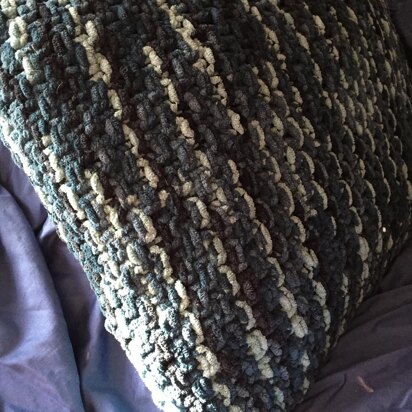 Old Growth Moss Stitch Throw Pillow