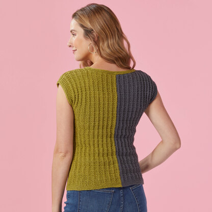 1219 Shenandoah - Jumper Knitting Pattern for Women in Valley Yarns Leverett